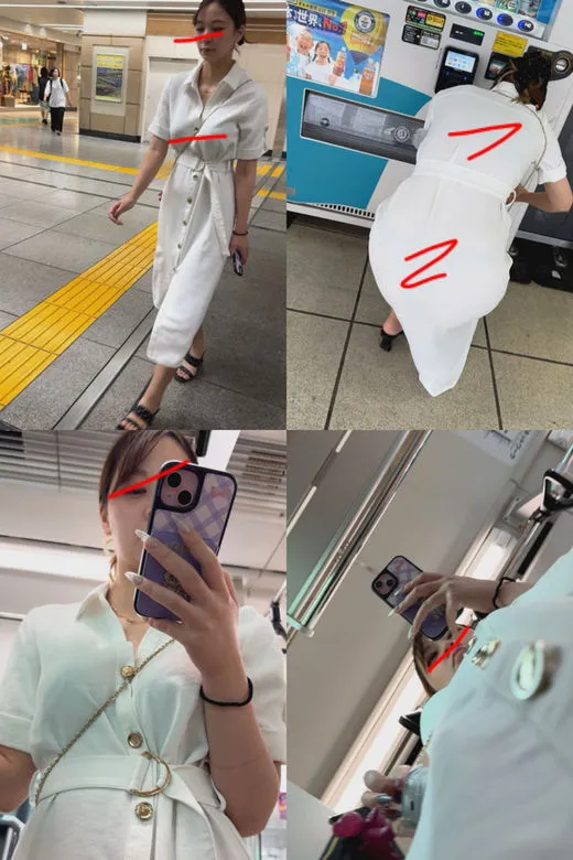 ゆるふわお姉さんの白ワンピがたまらない!